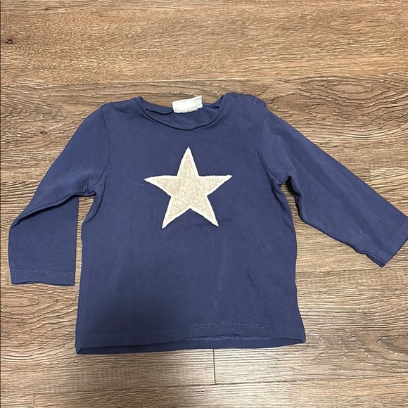 Other - girls fuzzy star long sleeve